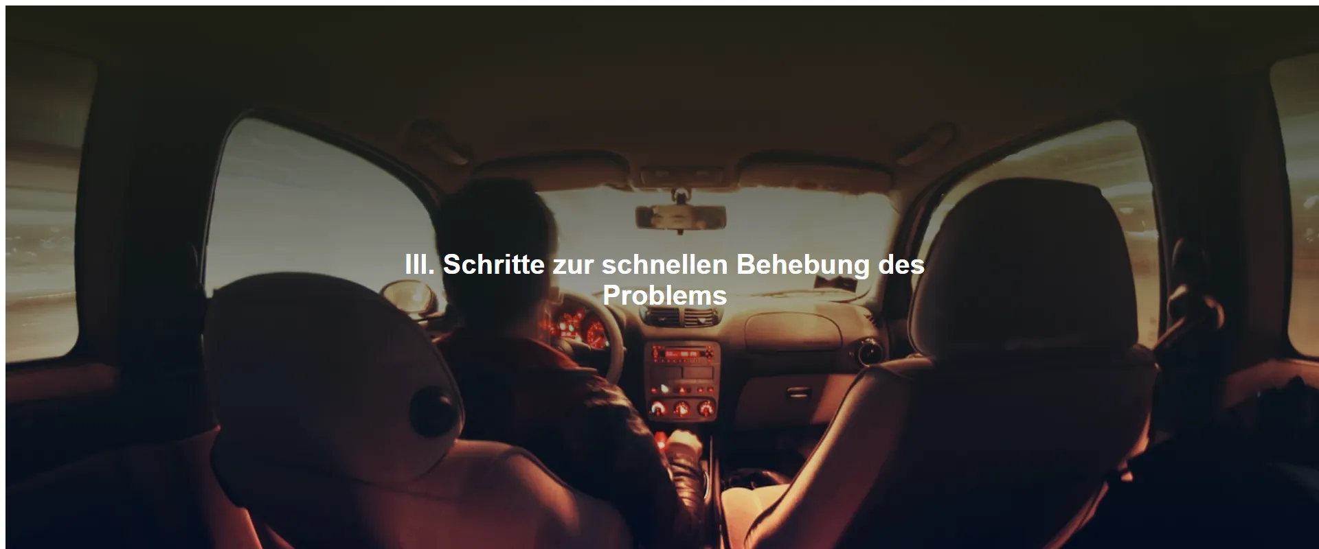 Schritte zur schnellen Behebung des Problems