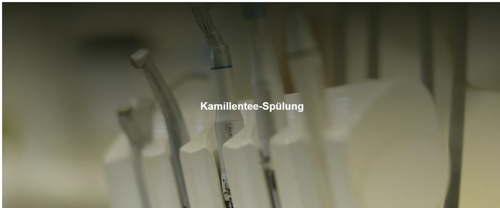 Kamillentee-Spülung