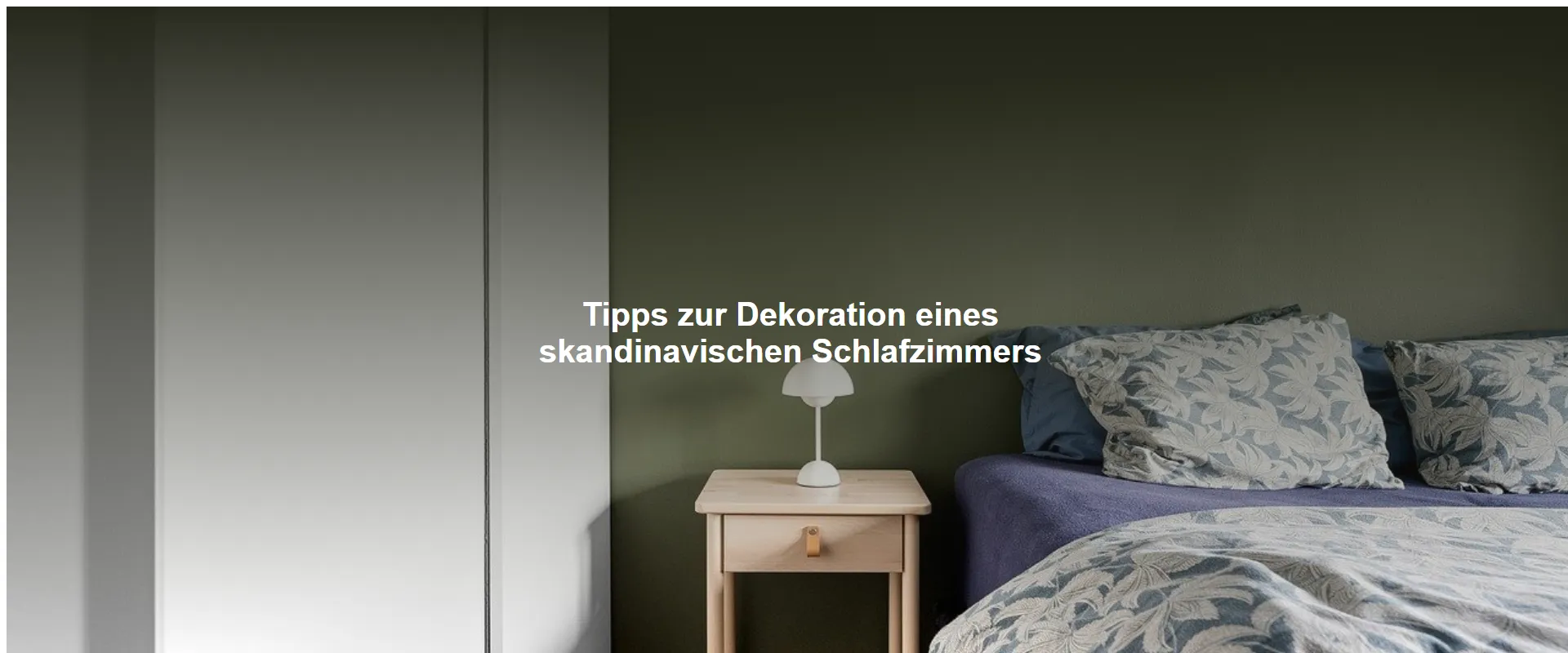 Tipps zur Dekoration eines skandinavischen Schlafzimmers