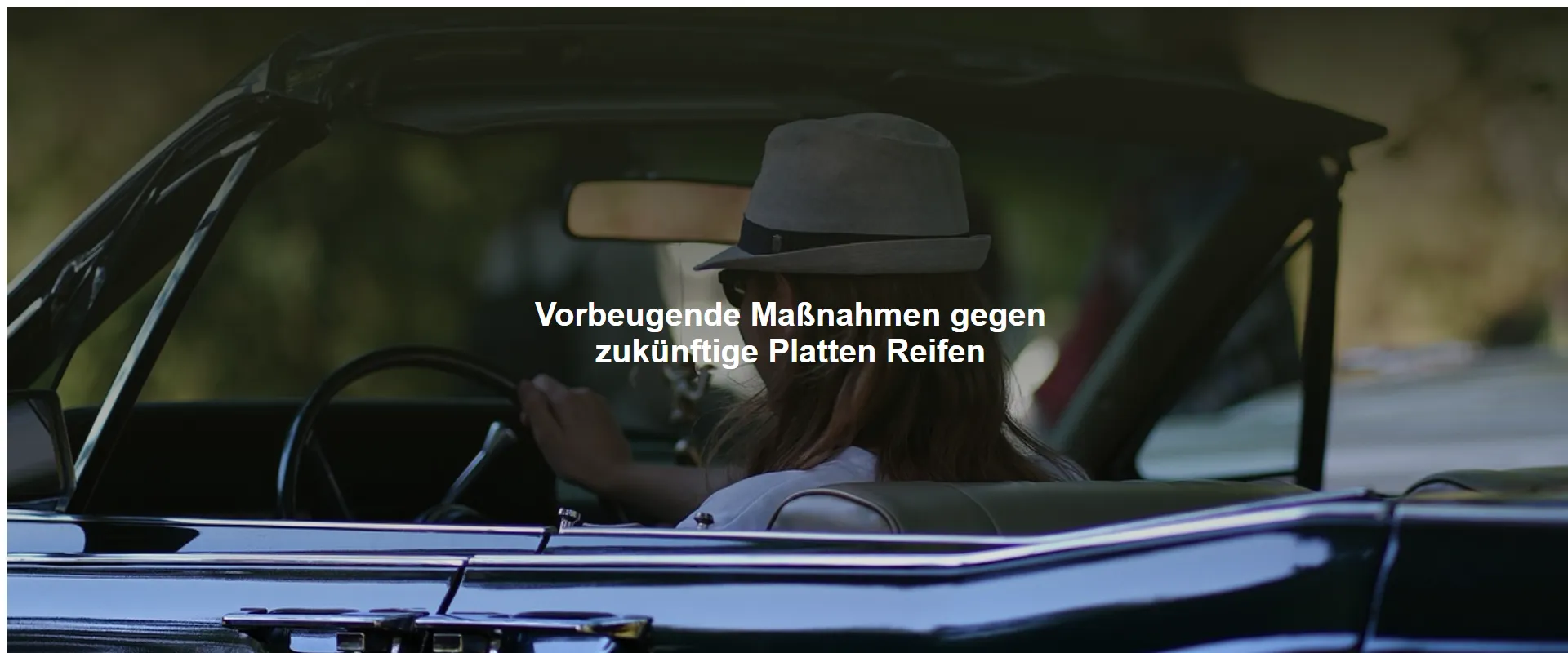 Vorbeugende Maßnahmen gegen zukünftige Platten Reifen